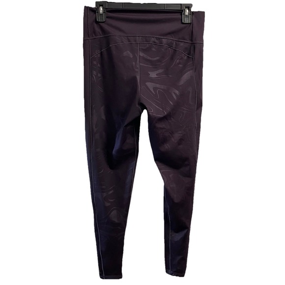 Adidas Women's Workout Gym Leggings Polyester Purple Sz.XL EUC - Picture 3 of 5